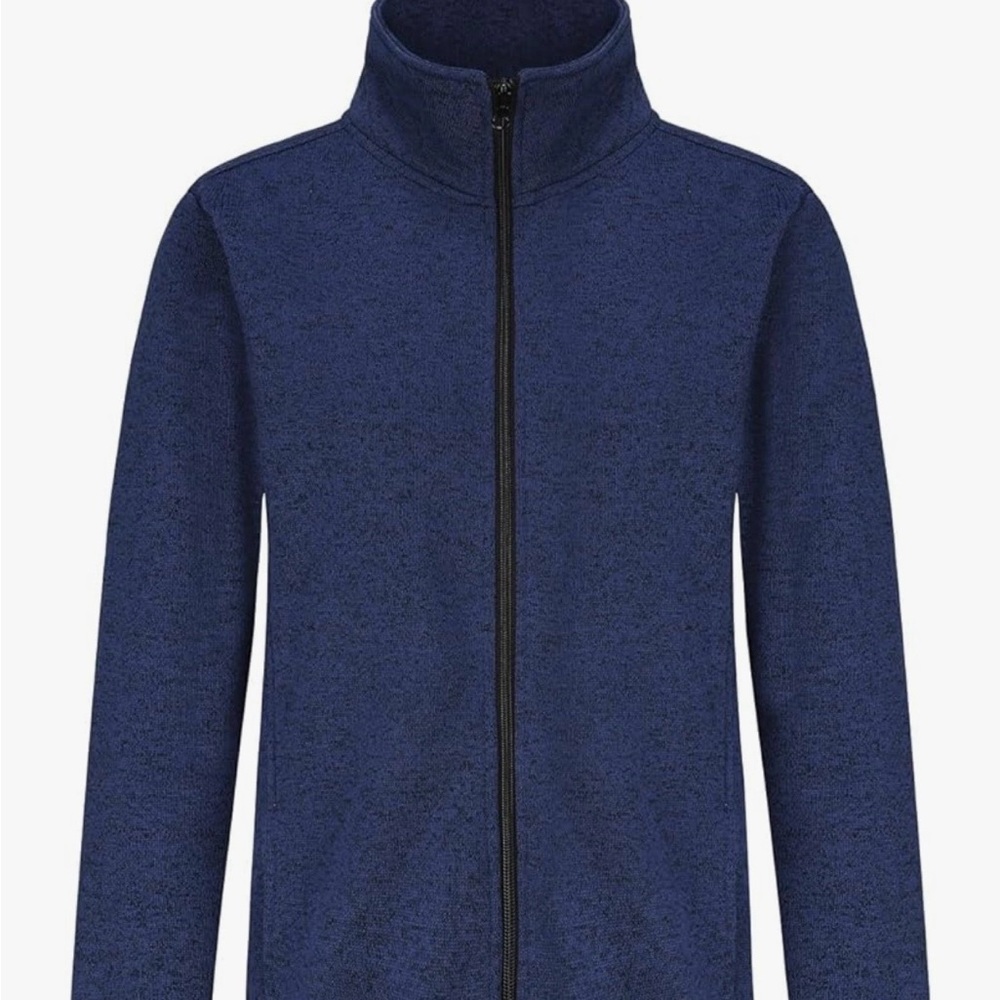 New Navy Blue Full-Zip Jacket